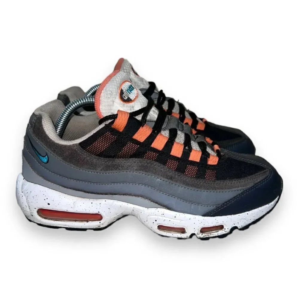 Nike Air Max 95 Grey‎ Speckle Sole CZ0191-001 Grey/Black/Orange Men's 8